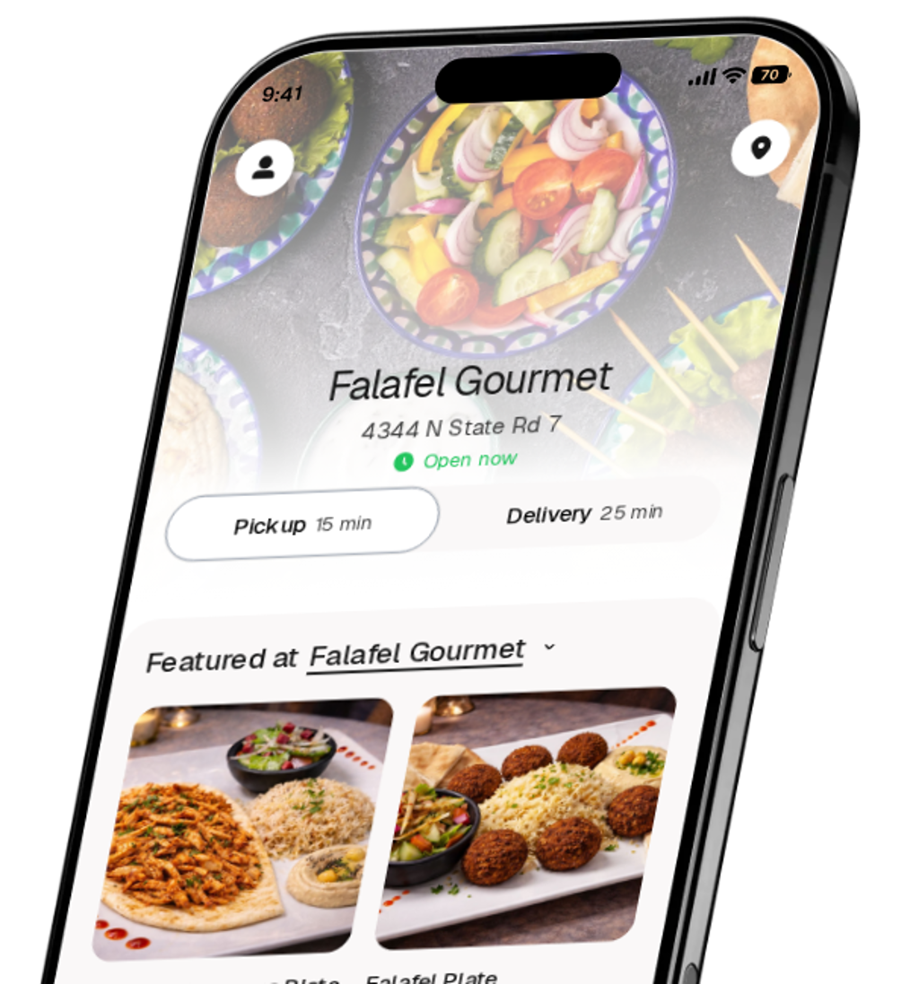 Falafel Gourmet app preview