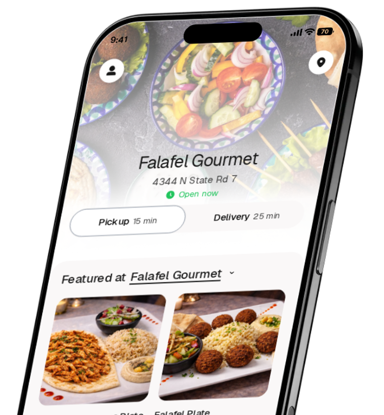 Falafel Gourmet app preview