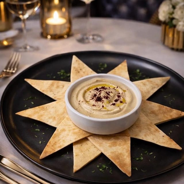 Red Pepper Hummus.